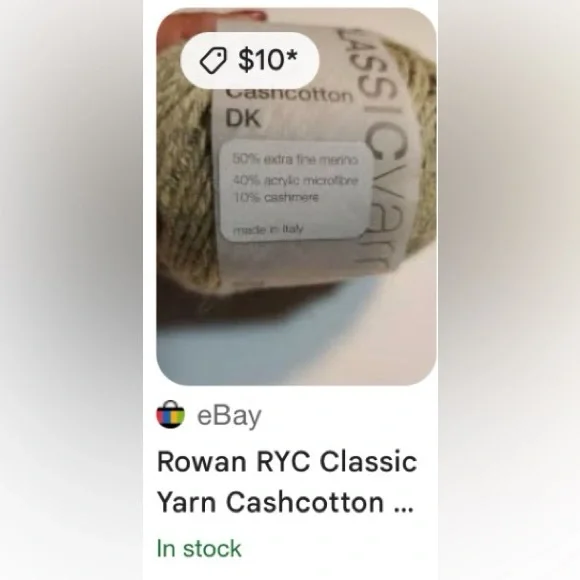 12 Skeins NWT! Rowan RYC Cashsoft DK Classic 57% Merino Wool 10% Cashmere Bundle - Picture 9 of 9